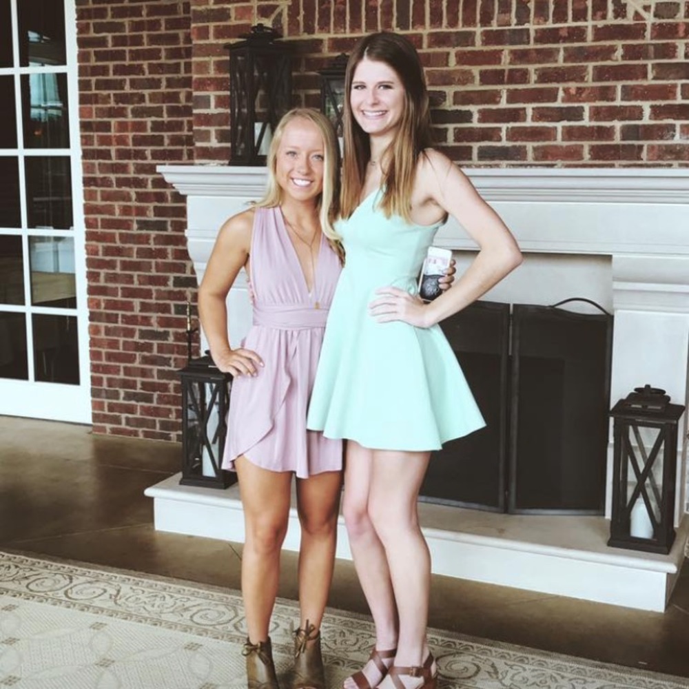 Flowy urban outfitters summer dress (Easter green)